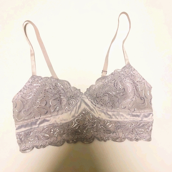NWT-FREE PEOPLE Evelina Cloudy Lavender Lace Brale - Picture 4 of 10